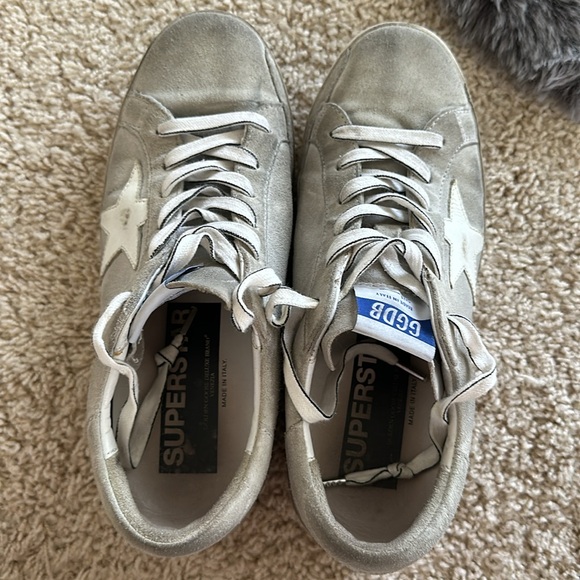 Grey suede and white Golden Goose Sz 9 - Picture 2 of 7